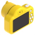Cute Zoo Dual-Lens Kids Digital Camera with 32GB Memory Card - 20MP - Duck