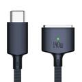 D039 USB-C to MagSafe 3 PD Nylon Braided Charging Cable for MacBook Pro 16" - 140W, 2m - Midnight Blue
