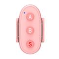 D09 3-Button Bluetooth Remote Control for DJI, GoPro, Insta360 - Pink