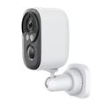D1 WiFi Solar Security Camera with Two-Way Audio - White