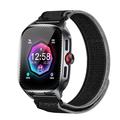 D20 Smartwatch with Wireless Earphones, AI Translation - Nylon Strap - Black