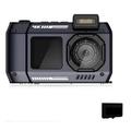D50 Waterproof Action Camera with 32GB TF Card - Black