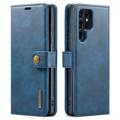 DG.Ming 2-in-1 Samsung Galaxy S23 Ultra 5G Detachable Wallet Leather Case - Blue