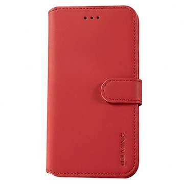 iPhone 7/8/SE (2020)/SE (2022) DG.MING Retro Wallet Case - Red