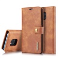 DG.Ming 2-in-1 Huawei Mate 20 Pro Detachable Wallet Leather Case - Brown