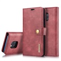 DG.Ming 2-in-1 Huawei Mate 20 Pro Detachable Wallet Leather Case - Red