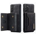 DG.Ming M2 Samsung Galaxy S21 5G Hybrid Case with Wallet - Black