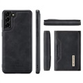 DG.Ming M2 Samsung Galaxy S21 5G Hybrid Case with Wallet - Black