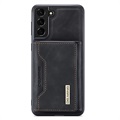 DG.Ming M2 Samsung Galaxy S21 FE 5G Hybrid Case with Wallet - Black