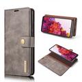 Samsung Galaxy S20 FE DG.Ming 2-in-1 Detachable Wallet Leather Case - Grey