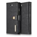 iPhone 7/8/SE (2020)/SE (2022) DG.Ming 2-in-1 Detachable Wallet Leather Case - Black