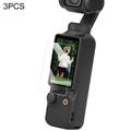 DJI Osmo Pocket 3 Tempered Glass Screen Protector - 9H, 3 Pcs. - Transparent