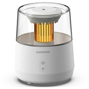 DP-160 Raindrop Effect Ultrasonic Humidifier/Essential Oil Diffuser - 320ml - White