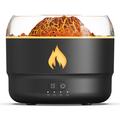 DP-167C 280ml Volcano Effect Ultrasonic Humidifier and Aroma Diffuser - Black