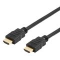 Deltaco High-Speed HDMI 2.0 Cable with Ethernet - 1m - Black