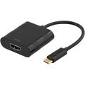 Deltaco USB-C to HDMI Adapter - 4K/60Hz - Black