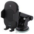Deltaco Wireless Car Charger & Car Holder - 10W - Black