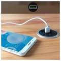 Desktop Embedded Wireless Charger with PD USB-C & USB-A