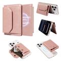 Detachable MagSafe Card Holder / RFID Blocking Wallet - Pink