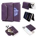 Detachable MagSafe Card Holder / RFID Blocking Wallet - Purple