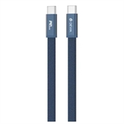 Devia Ultra3 Flat Metal Woven USB-C Cable 240W - 1.5m - Blue