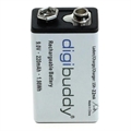Digibuddy Rechargeable 9V Battery - 220mAh