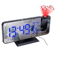 Digital Alarm Clock with LED Display EN8827 - Blue / Black