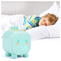 Dinosaur Design Kids Digital Alarm Clock - Green