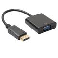 DisplayPort Male to VGA Female Adapter Cable - Black