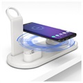 Docking Station with QI Wireless Charger UD15 - White