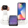 Docking Station with QI Wireless Charger UD15 - White