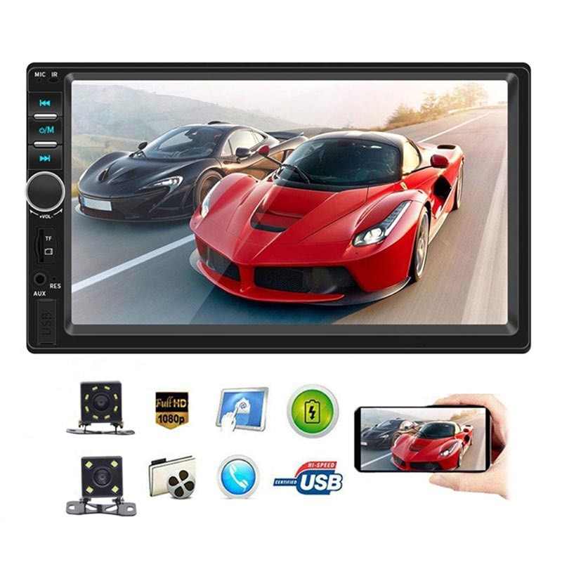 Double Din Touchscreen Bluetooth Car 