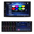 Double Din Touchscreen Bluetooth Car Stereo with Remote Control - 7"