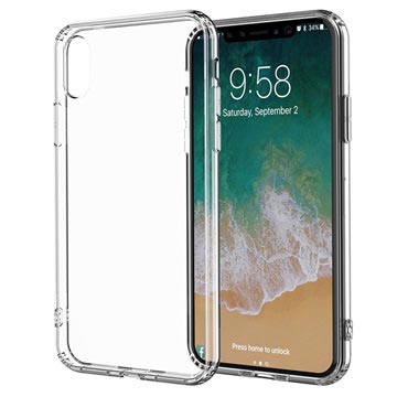 iPhone X / iPhone XS Drop Resistant Crystal TPU Case - Transparent