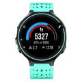 Dual-Color Garmin Forerunner 235/630/735 Silicone Sports Strap - Baby Blue / Black