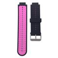 Dual-Color Garmin Forerunner 235/630/735 Silicone Sports Strap - Pink / Black