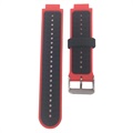 Dual-Color Garmin Forerunner 235/630/735 Silicone Sports Strap - Red / Black