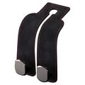 Dual Headrest Bag Hanger - Perfect for Bags, Coats and More - Black