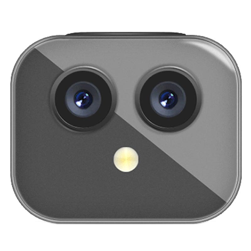 DualLens WiFi Action Camera / Security Camera D3 Black