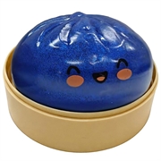Dumpling Squishy Stress Relief Toy with Steamer Box - Dark Blue