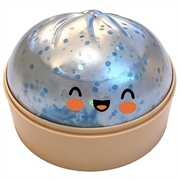 Dumpling Squishy Stress Relief Toy with Steamer Box - Light Blue
