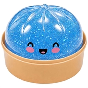 Dumpling Squishy Stress Relief Toy with Steamer Box - Light Blue