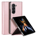 Samsung Galaxy Z Fold5 Dux Ducis Bril Flip Case - Pink
