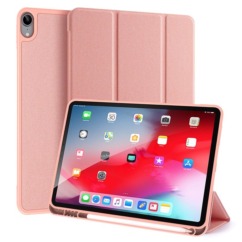 Dux Ducis Domo Ipad Air 2020 Tri Fold Folio Case Rose Gold