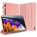 Dux Ducis Domo Samsung Galaxy Tab S7 Tri-Fold Case - Rose Gold