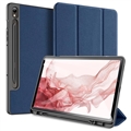 Samsung Galaxy Tab S9 Dux Ducis Domo Tri-Fold Smart Folio Case - Blue