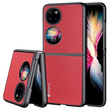 Dux Ducis Fino Series Huawei P50 Pocket Hybrid Case - Red