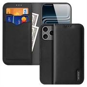 iPhone 18 Pro Dux Ducis Hivo Wallet Leather Case - Black