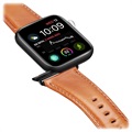 Dux Ducis Apple Watch Series 7/SE/6/5/4/3/2/1 Leather Strap - 41mm/40mm/38mm - Brown