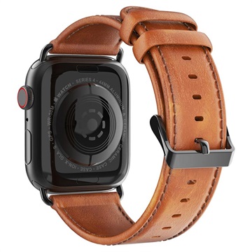 Dux Ducis Apple Watch Series SE/6/5/4/3/2/1 Leather Strap - 42mm, 44mm - Brown